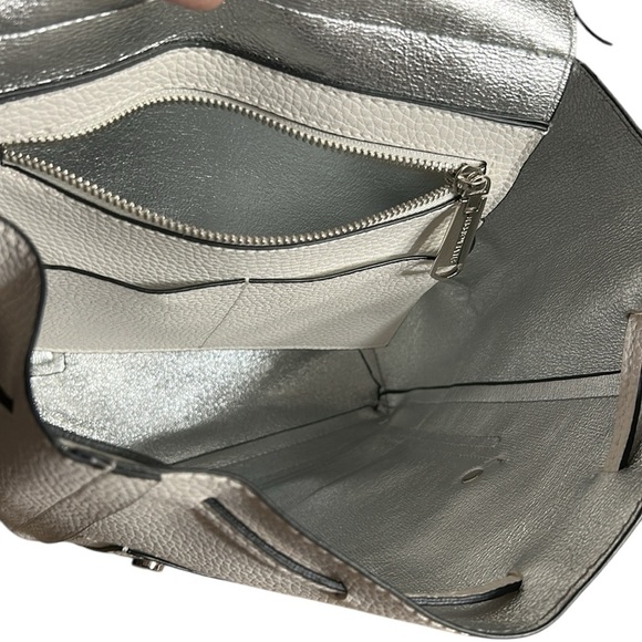 Steve Madden chunky white purse, backpack,like new!textured, academia,utility - Picture 14 of 16